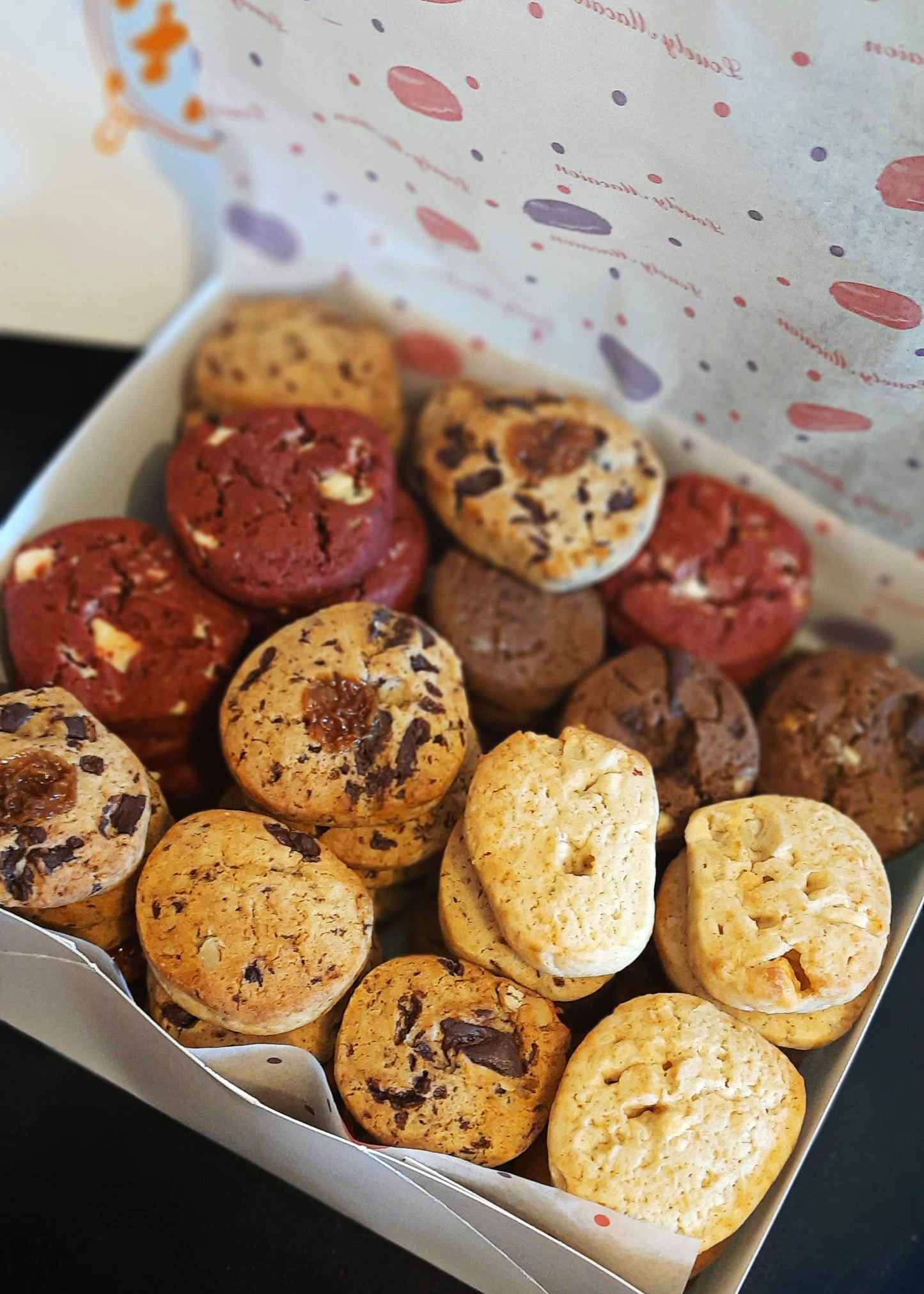 6 x Cookies XL (1 de cada sabor)